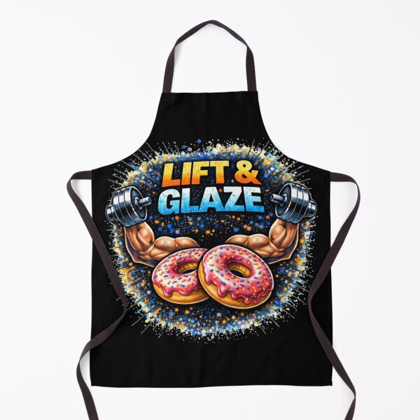 Artikelvorschau, Lift and Glaze Fitnessstudio Humor Essen Fitness Design entworfen und verkauft von Wolf Garage.
