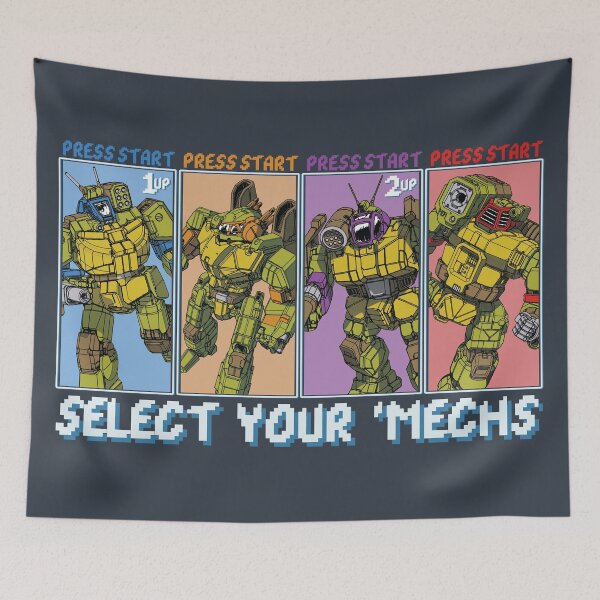 Item preview, Battletech: Select Your 'Mechs (No Logo) designed and sold by Blunderstated.