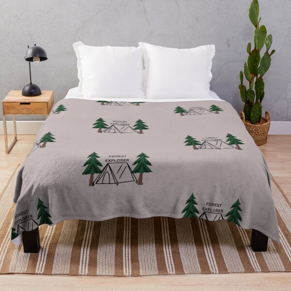 Item preview, Minimalist Forest Explorer Pine Tree - Camping Chest Logo designed and sold by The Urban Explorer.