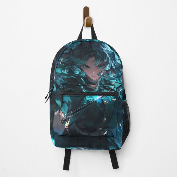 Item preview, Muichiro Tokito Demon Slayer Teal Mist Cinematic Glow designed and sold by TanglenRabbit.