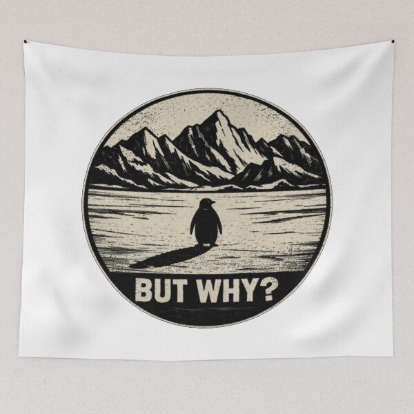 Item preview, nihilist penguin  designed and sold by loiswinship.