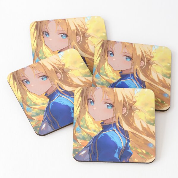 Artikelvorschau, Alice Zuberg Sword Art Online Blaue Rüstung Sonnenschein Porträt entworfen und verkauft von TanglenRabbit.