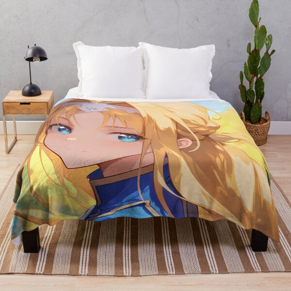 Item preview, Alice Zuberg Sword Art Online Blue Armor Sunshine Portrait designed and sold by TanglenRabbit.