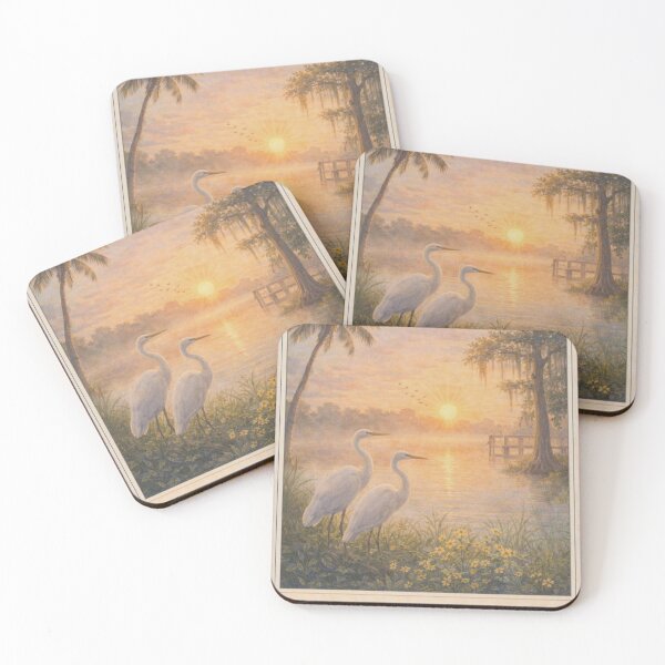 Item preview, Florida Epiphanies – Seaside Dawn | Vintage Florida Wall Art designed and sold by Tiki Cove.