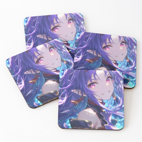 Item preview, Retrato de fantasía de Yuuki Sword Art Online con brillo nocturno de neón designed and sold by TanglenRabbit.