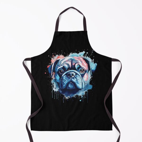 Item preview, Watercolor Painting Pug designed and sold by Wilder Wood.