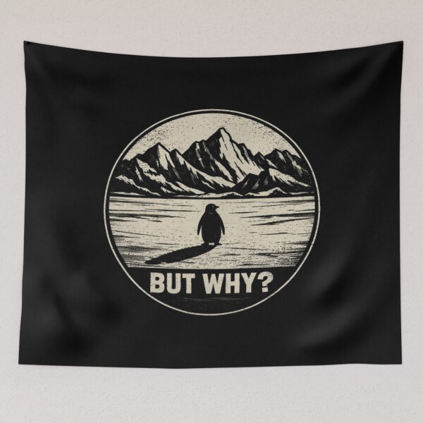 Item preview, nihilist penguin  designed and sold by lisasaucier.