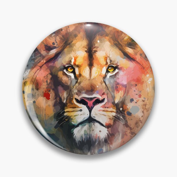 Item preview, o leão in watercolor designed and sold by Wilder Wood.