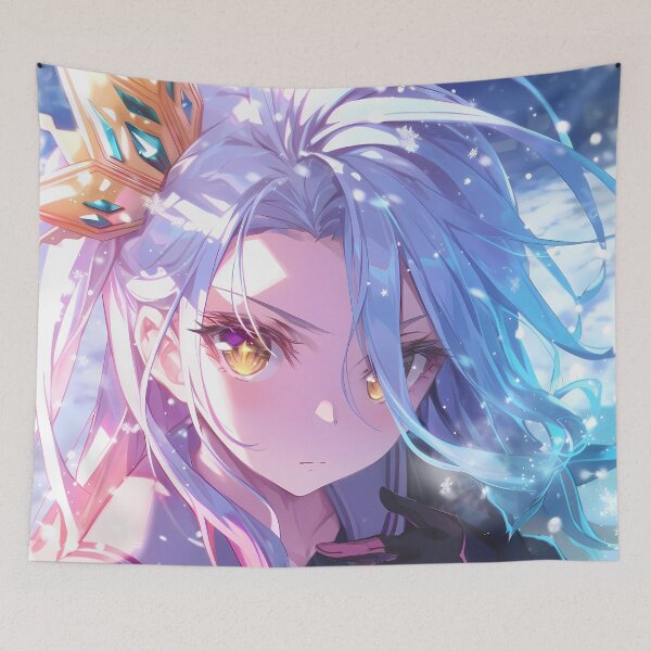 Item preview, Shiro No Game No Life Winter Snow Pastel Gaze designed and sold by TanglenRabbit.
