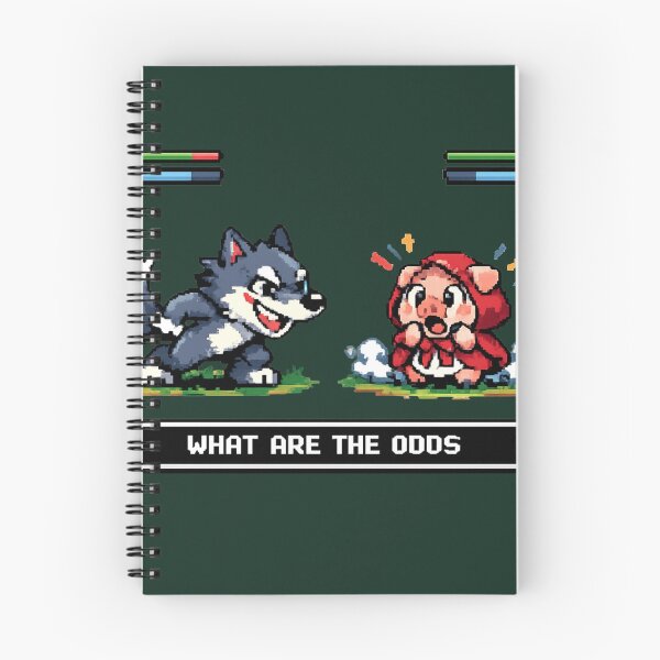 Item preview, What Are The Odds – Funny RPG Battle Pixel Art | Gamer Fairy Tale Parody designed and sold by JonelCrafts.
