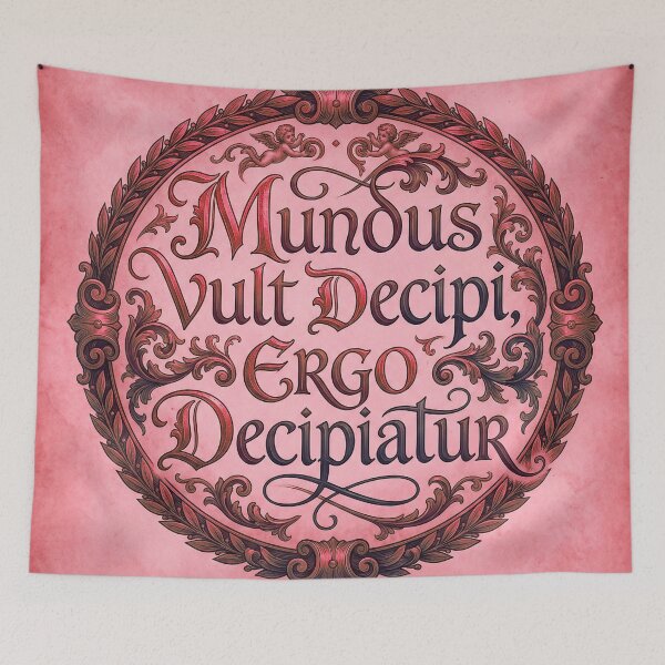 Item preview, Mundus Vult Decipi - The World Wants to be Fooled designed and sold by CleverCulture.
