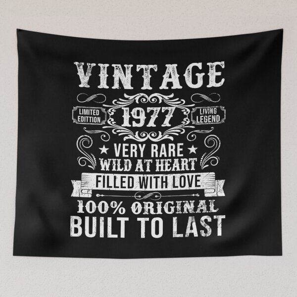 Item preview, Vintage 1977 49th Birthday Gift Born In 1977 49 Years Old designed and sold by RoyesButler.