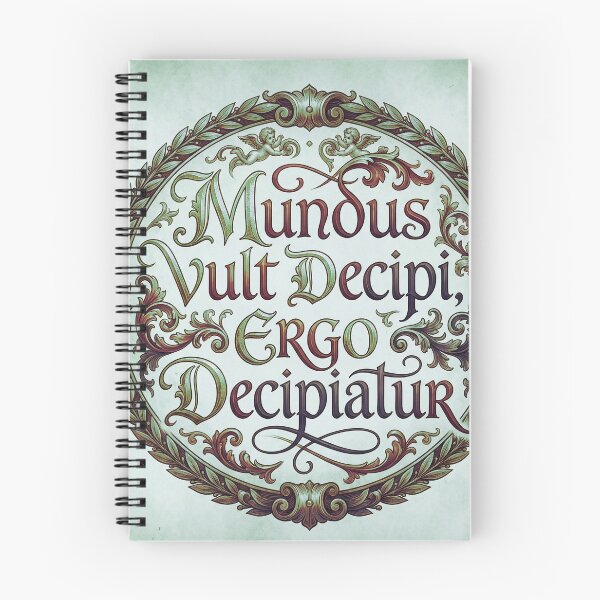 Item preview, Mundus Vult Decipi - The World Wants to be Fooled designed and sold by CleverCulture.