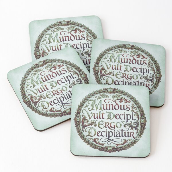 Item preview, Mundus Vult Decipi - The World Wants to be Fooled designed and sold by CleverCulture.