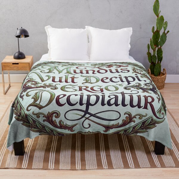 Item preview, Mundus Vult Decipi - The World Wants to be Fooled designed and sold by CleverCulture.