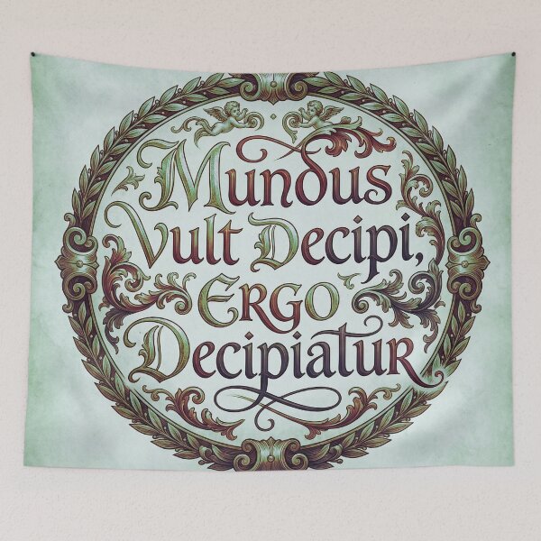 Item preview, Mundus Vult Decipi - The World Wants to be Fooled designed and sold by CleverCulture.