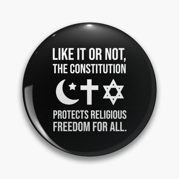 Item preview, The constitution protects religious freedom for all. designed and sold by Rachel the Artist .
