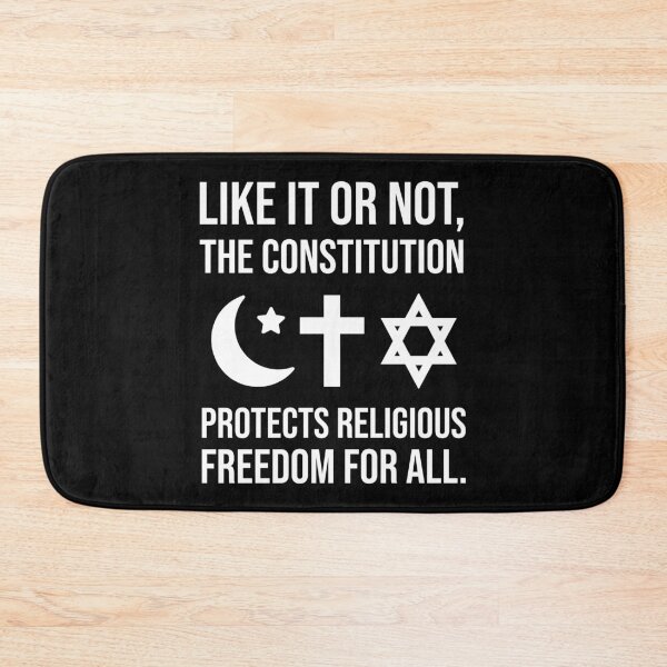 Item preview, The constitution protects religious freedom for all. designed and sold by Rachel the Artist .