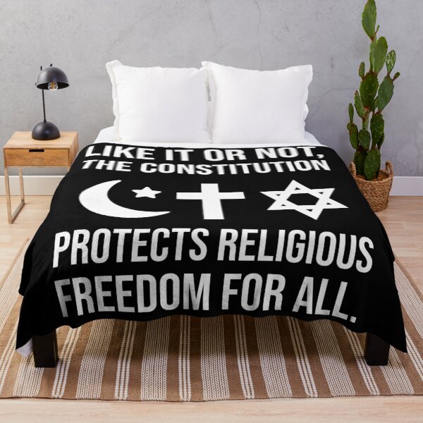 Item preview, The constitution protects religious freedom for all. designed and sold by Rachel the Artist .