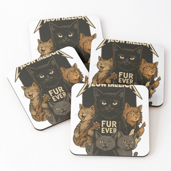 Item preview, Meowtallica  Masters Of Mewtal designed and sold by Tchurack.
