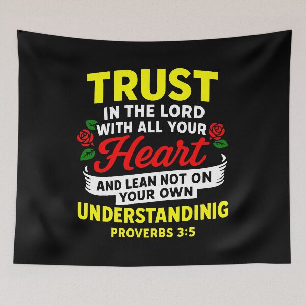 Item preview, Proverbs 3:5 Trust in the LORD with all your heart designed and sold by plushism.