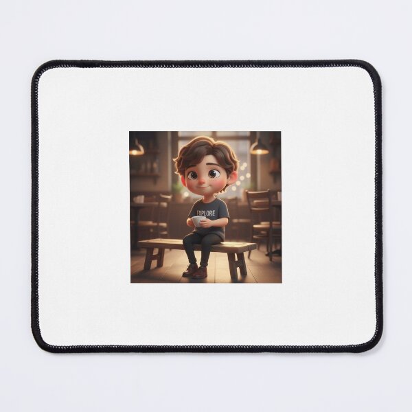 Item preview, Little Explorer – Cozy Café 3D Character designed and sold by TrendTonic1.