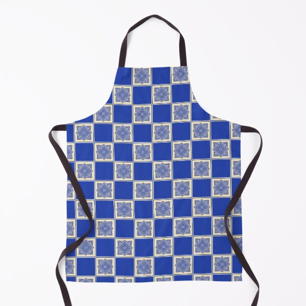 Item preview, Mandala Cobalt & Ivory Tiles designed and sold by FoxfireAndCo.