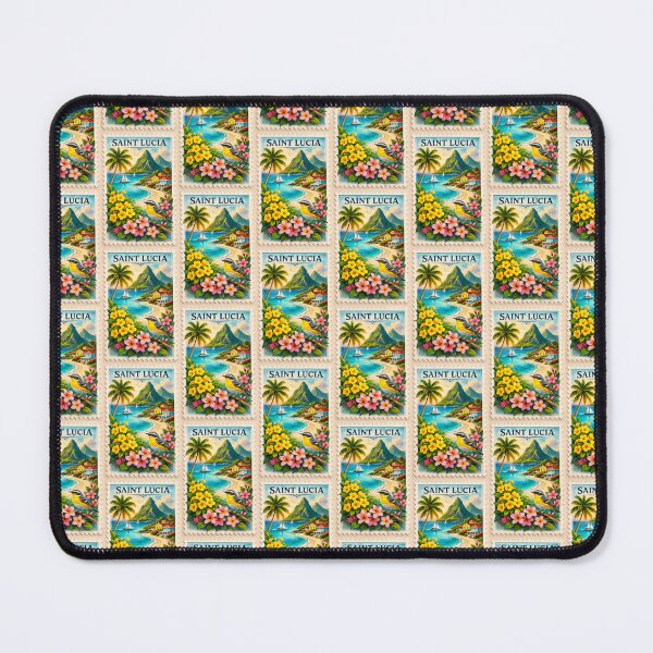 Item preview, St Lucia Travel Stamp designed and sold by scicilysimonee.