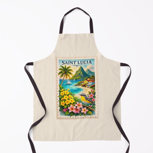 Item preview, St Lucia Travel Stamp designed and sold by scicilysimonee.