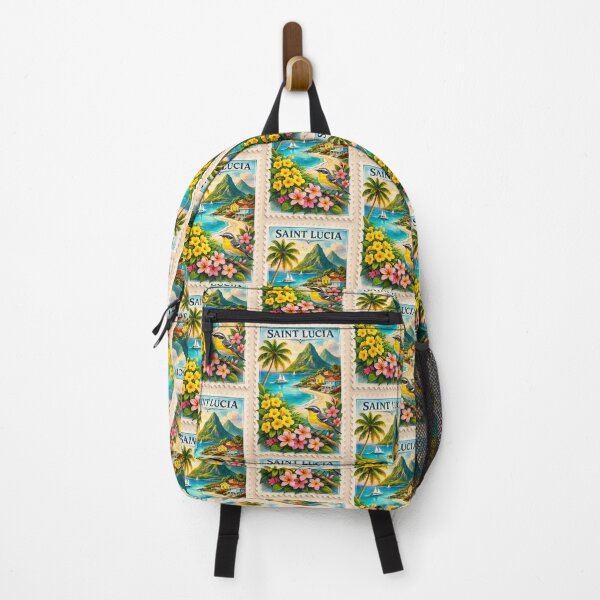 Item preview, St Lucia Travel Stamp designed and sold by scicilysimonee.
