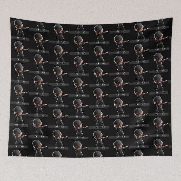 Item preview, Cool Dabbing Boy – Black Street Style 3D Cartoon designed and sold by TrendTonic1.