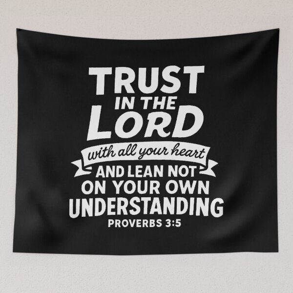 Item preview, Proverbs 3:5 Trust in the LORD with all your heart designed and sold by plushism.