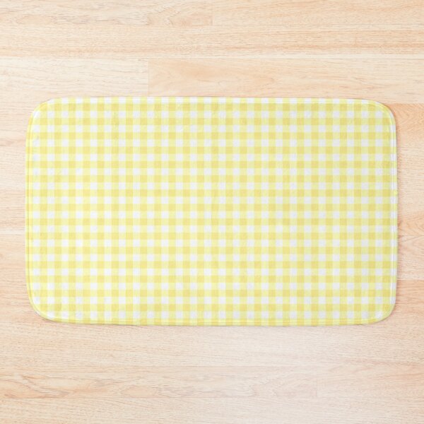 Item preview, Yellow gingham pattern White and yellow buffalo plaid gingham  designed and sold by Creations by lyne.
