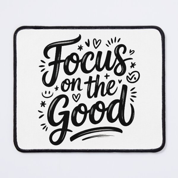 Item preview, Focus On The Good, Focus On The Positive Quote designed and sold by graphic-genie.