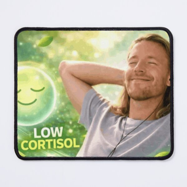 Item preview, Low cortisol meme designed and sold by RedVelvetUtd.