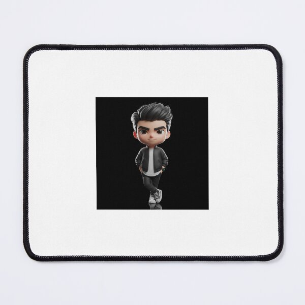 Item preview, Cool Street Style 3D Boy – Dark Aesthetic Cartoon designed and sold by TrendTonic1.