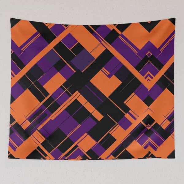 Item preview, Over It Plaid  (HALLOWEEN Print)  designed and sold by CleverCulture.