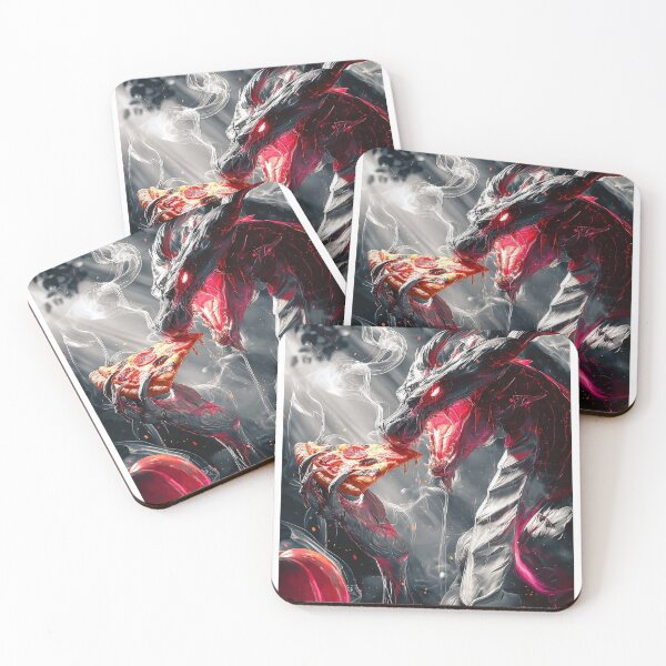 Item preview, Infernal Pizza Dragon – Dark Fantasy Surreal Beast Art designed and sold by Grafititee.