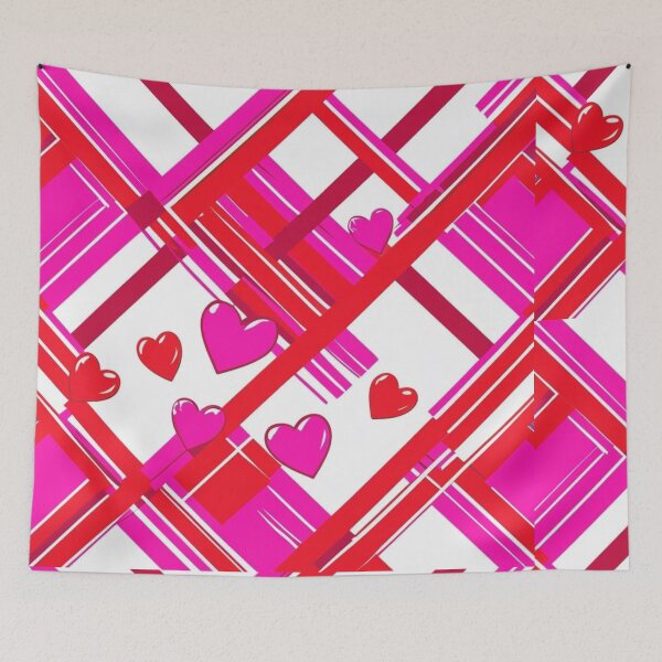 Item preview, Over It Plaid - Be Mine designed and sold by CleverCulture.