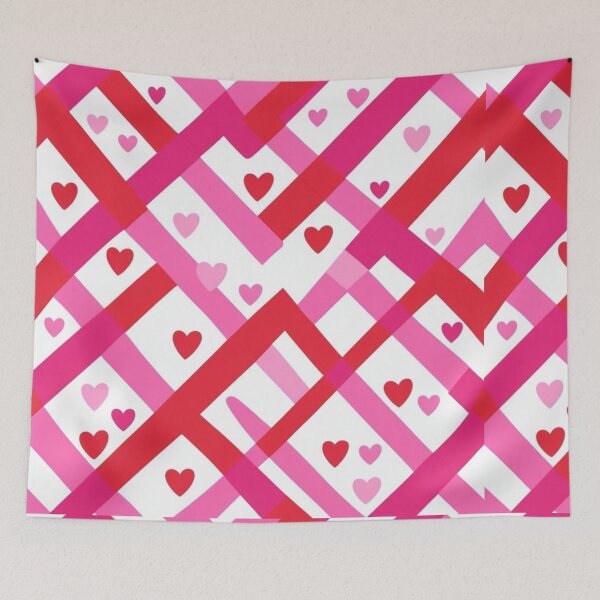 Item preview, Over It Plaid - Be Mine designed and sold by CleverCulture.