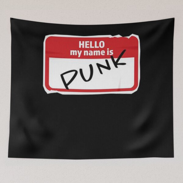Item preview, Hello my name is punk rock Classic rock Aesthetic 90’s music Punk art Hard rock Heavy metal Post punk Indie rock  designed and sold by AhmedHelal8395.