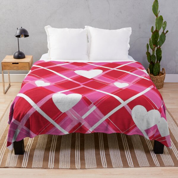 Item preview, Over It Plaid - Be Mine designed and sold by CleverCulture.