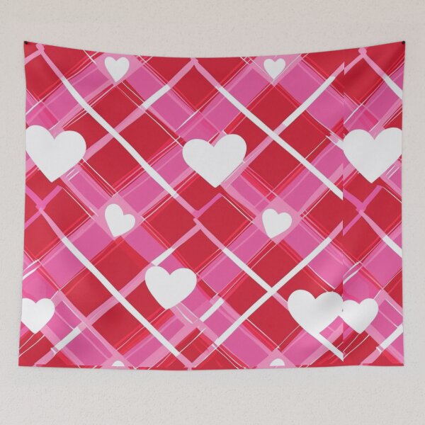 Item preview, Over It Plaid - Be Mine designed and sold by CleverCulture.