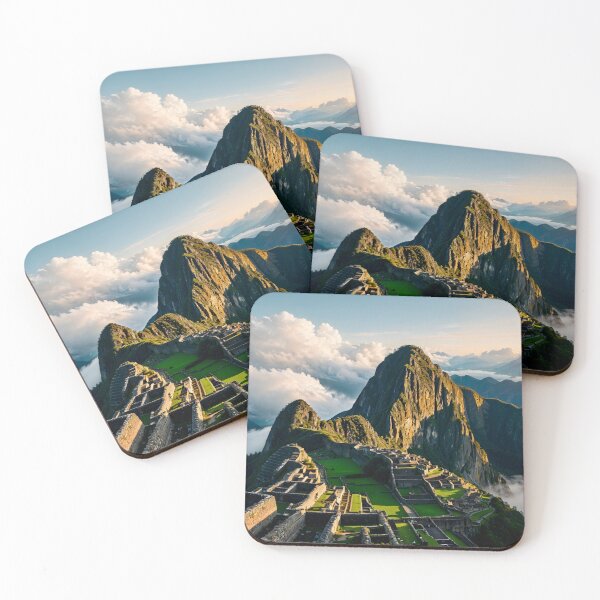 Item preview, Machu Picchu in Morning Clouds – Peaceful Andean Mountain Landscape designed and sold by JvsArts.