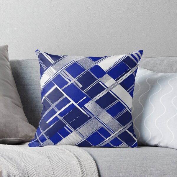 Item preview, Over It Plaid (HANUKKAH Print)  designed and sold by CleverCulture.