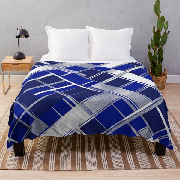 Item preview, Over It Plaid (HANUKKAH Print) designed and sold by CleverCulture.