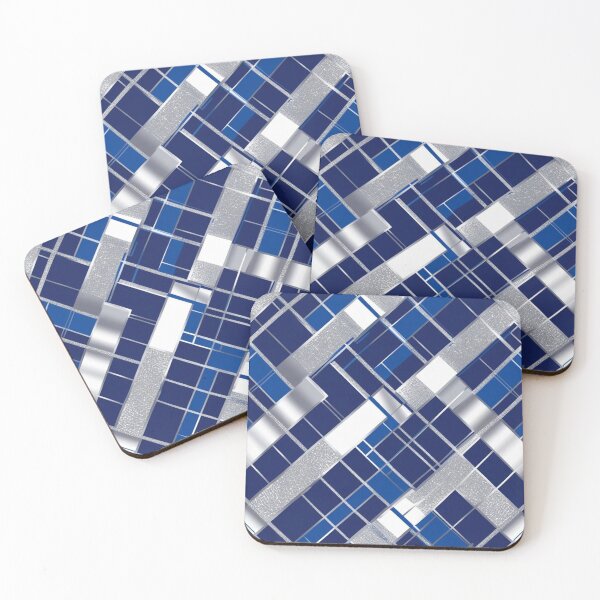 Item preview, Over It Plaid (HANUKKAH Print)  designed and sold by CleverCulture.