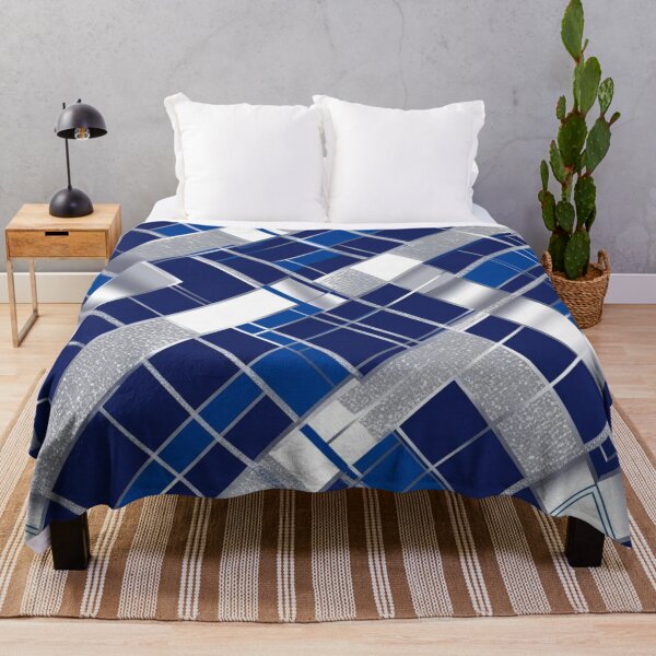 Item preview, Over It Plaid (HANUKKAH Print) designed and sold by CleverCulture.