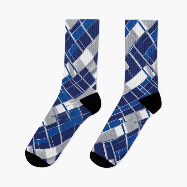 Item preview, Over It Plaid (HANUKKAH Print)  designed and sold by CleverCulture.