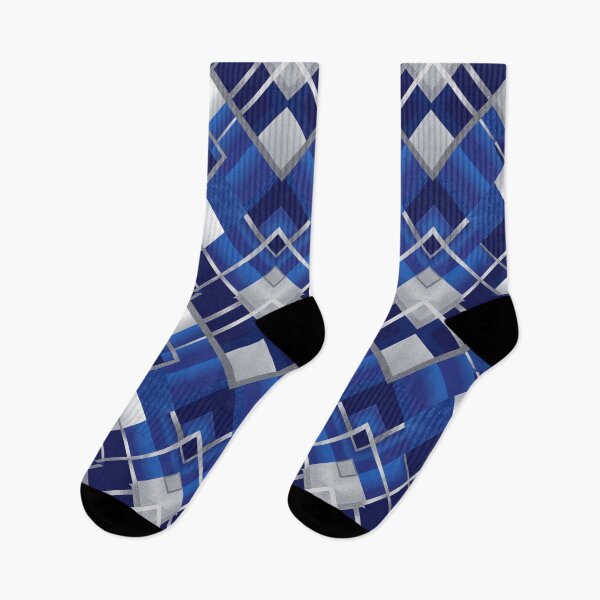 Item preview, Over It Plaid (HANUKKAH Print)  designed and sold by CleverCulture.